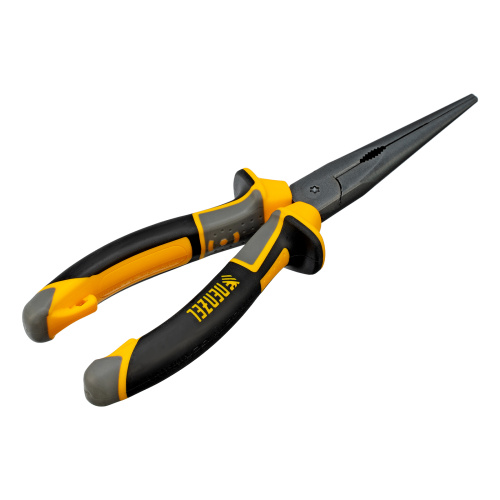 Длинногубцы прямые 205 мм, трехкомпонентные рукоятки Denzel по ценам производителя в Воронеже с доставкой по всей России