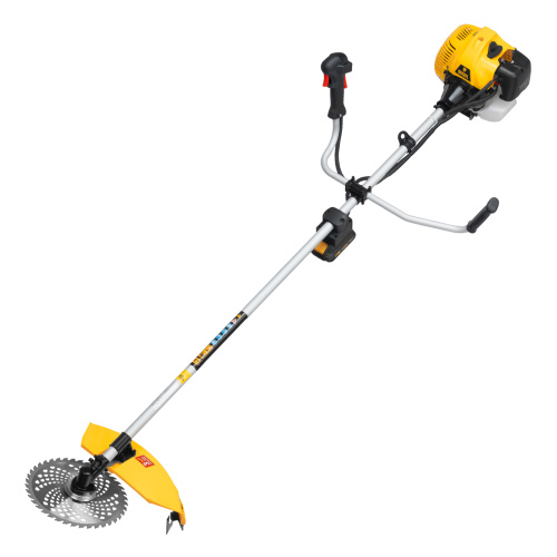 Триммер бензиновый DT-52E, 52 см3, неразъемная штанга, электростартер, состоит из 2 частей Denzel по ценам производителя в Воронеже с доставкой по всей России