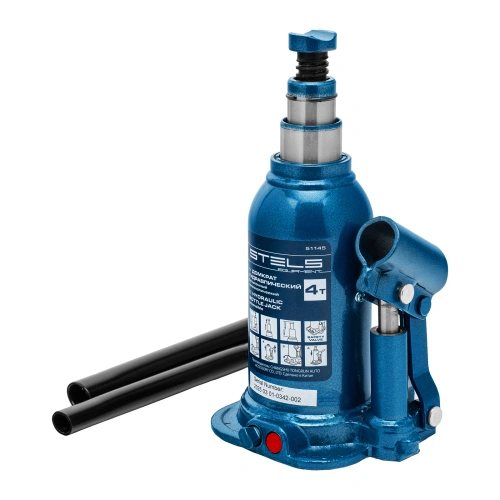 Домкрат гидравлический бутылочный телескопический, 4 т, подъем 170-420 мм Stels по ценам производителя в Воронеже с доставкой по всей России