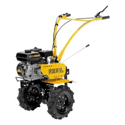 Мотоблок DPT-170, 7 л.с., ремен.сцеп, шир 85 см, глуб 35 см,фрез 3х3,ШОМ,скор 2В/1Н,кол 8" Denzel по ценам производителя в Воронеже с доставкой по всей России