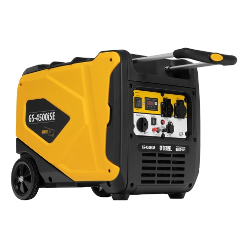 Генератор инверторный GS-4500iSE, 4,5 кВт, 230 В, закрытый корпус, электростартер Denzel по ценам производителя в Воронеже с доставкой по всей России