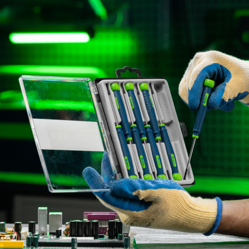 Набор отверток для точных работ универсальный, 8 шт, Crv Сибртех по ценам производителя в Воронеже с доставкой по всей России