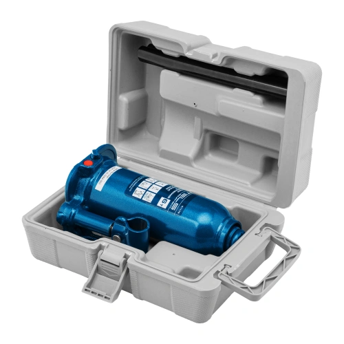 Домкрат гидравлический бутылочный, 6 т, h подъема 207-404 мм, в пластиковом кейсе Stels купить в Москве с доставкой по всей России | ProtosMarket.ru