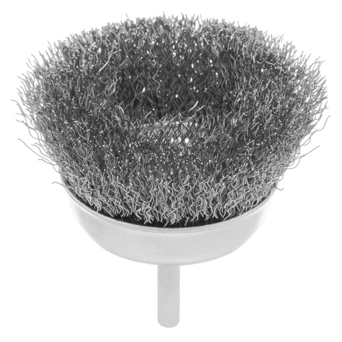 Щетка для дрели, 75 мм, "чашка" со шпилькой, витая проволока Сибртех по ценам производителя в Воронеже с доставкой по всей России
