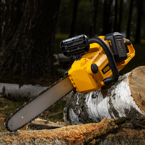 Цепная пила аккумуляторная бесщеточная RCS400-36, Li-ion, 36 В, 4 Ач, шина 400 мм Denzel по ценам производителя в Воронеже с доставкой по всей России