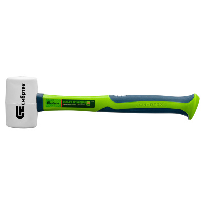 Киянка резиновая, 225 г, белая резина, фибергласовая рукоятка Сибртех по ценам производителя в Воронеже с доставкой по всей России