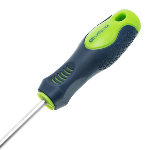 Отвертка, SL6 х 100 мм, CrV, двухкомпонентная рукоятка Сибртех по ценам производителя в Воронеже с доставкой по всей России