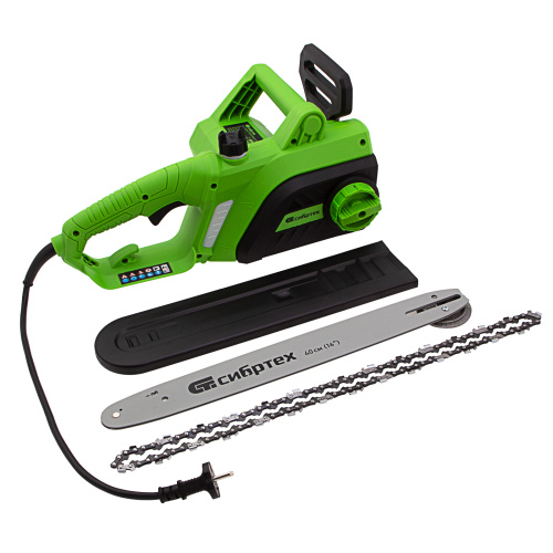 Пила цепная электрическая ПЦЭ-2200П с поперечным двигателем, 2.2 кВт, 16'' (40 см) Сибртех по ценам производителя в Воронеже с доставкой по всей России