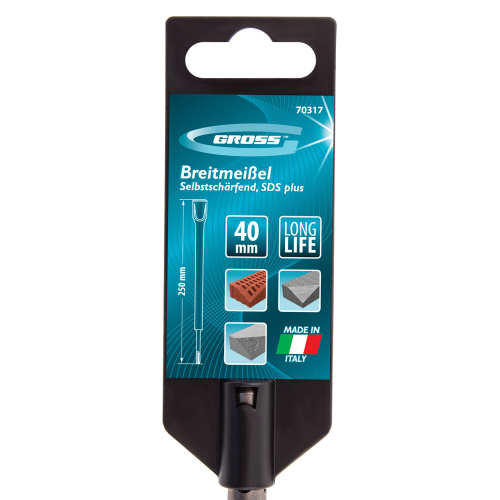 Зубило лопаточное 40 х 250 мм, Pro, SDS Plus Gross по ценам производителя в Воронеже с доставкой по всей России