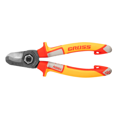 Кабелерез, диэлектрические рукоятки до 1000 В, трехкомпонентные рукоятки, 160 мм Gross по ценам производителя в Воронеже с доставкой по всей России