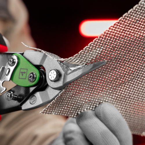 Ножницы по металлу, 250 мм, правый рез, сталь CRMO, двухкомпонентные рукоятки, PRO Matrix по ценам производителя в Воронеже с доставкой по всей России