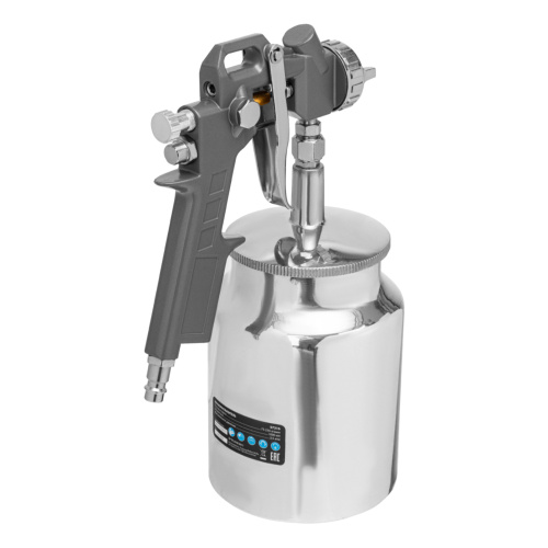 Краскораспылитель пневматический с нижним бачком V 1, 0 л, сопло D 1.2, 1.5 и 1.8 мм Matrix по ценам производителя в Воронеже с доставкой по всей России