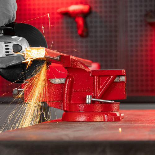 Тиски слесарные, 100 мм, поворотные, с наковальней Matrix по ценам производителя в Воронеже с доставкой по всей России