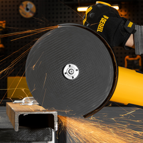 Машина шлифовальная угловая AG230-2400, 2400 Вт, 230 мм, 6000 об/мин Denzel по ценам производителя в Воронеже с доставкой по всей России