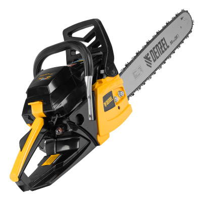 Пила цепная бензиновая DGS-5820, шина 50 см, 58 см3, 4.1 л.с, шаг 0.325, паз 1.5 мм, 76 звеньев Denzel купить в Москве с доставкой по всей России | ProtosMarket.ru