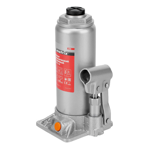 Домкрат гидравлический бутылочный, 8 т, h подъема 230-457 мм Matrix по ценам производителя в Воронеже с доставкой по всей России