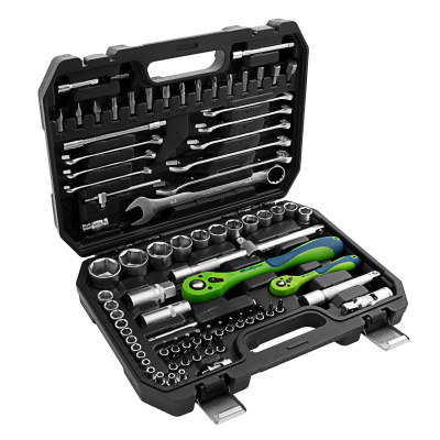 Набор инструментов 82 предмета, CrV, 1/2", 1/4" Сибртех по ценам производителя в Воронеже с доставкой по всей России