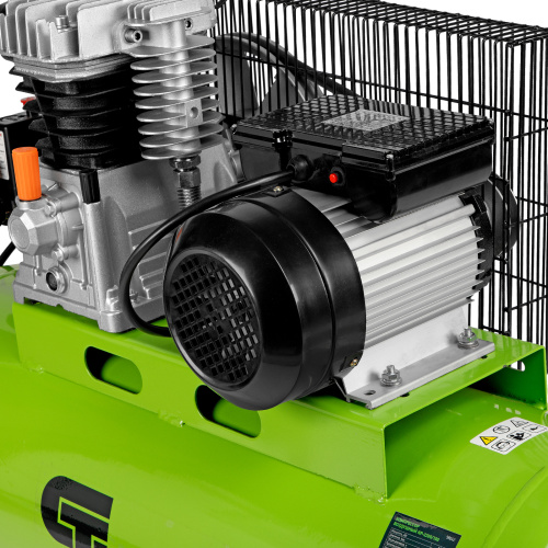 Компрессор воздушный КР-2200/100, 2.2 кВт, 350 л/мин, 100 л, ременной привод, масляный Сибртех по ценам производителя в Воронеже с доставкой по всей России