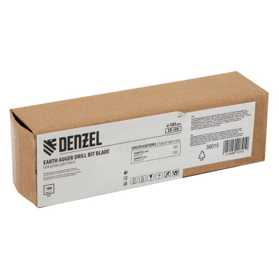 Нож шнека для грунта ER-100, диаметр 100 мм, комплект 2 шт Denzel по ценам производителя в Воронеже с доставкой по всей России