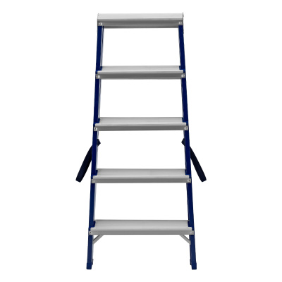 Стремянка двусторонняя 5 ступеней, стальная, Сибртех по ценам производителя в Воронеже с доставкой по всей России