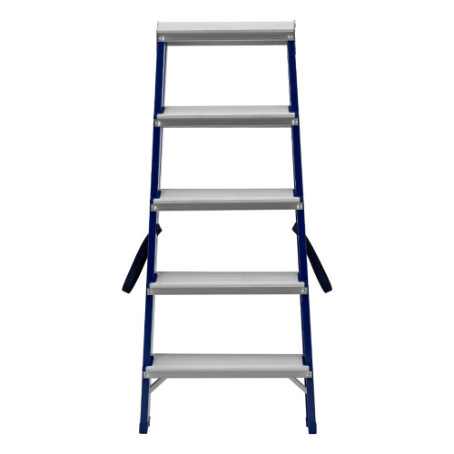 Стремянка двусторонняя 5 ступеней, стальная, Сибртех по ценам производителя в Воронеже с доставкой по всей России