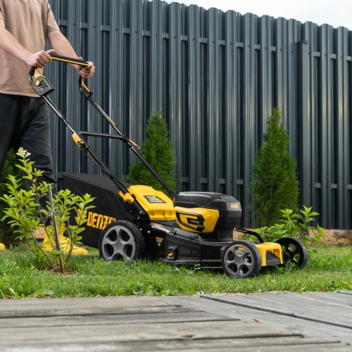 Газонокосилка аккумуляторная бесщет. DLM-460, 460 мм, травосб. 65 л., Li-Ion, 40 В Denzel по ценам производителя в Воронеже с доставкой по всей России