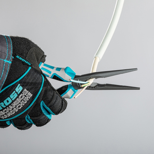 Длинногубцы прямые 205 мм, трехкомпонентные рукоятки Gross по ценам производителя в Воронеже с доставкой по всей России