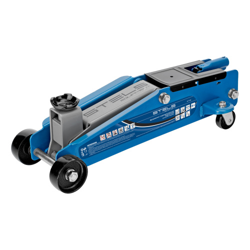 Домкрат гидравлический подкатной, высокий подъем, 3т, SUV, 190-535 мм Stels по ценам производителя в Воронеже с доставкой по всей России