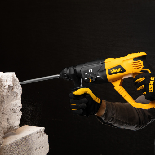 Перфоратор электрический RH-1050-26, SDS-plus, 1050 Вт, 3.2 Дж, 3 плюс 1 режим Denzel по ценам производителя в Воронеже с доставкой по всей России