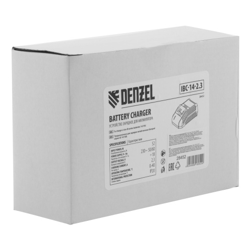 Устройство зарядное для аккумуляторов IBC-14-2.3, Li-Ion, 14 В, 2.3 А Denzel по ценам производителя в Воронеже с доставкой по всей России