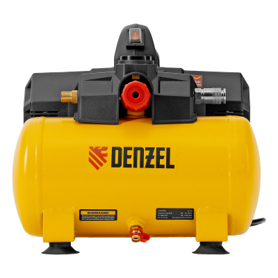 Компрессор  DLS750/6 безмасляный малошумный 750 Вт, 140 л/мин,ресивер 6 л Denzel по ценам производителя в Воронеже с доставкой по всей России