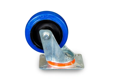 Колесо поворотное из эластичной резины MW70 100 мм по ценам производителя в Воронеже с доставкой по всей России