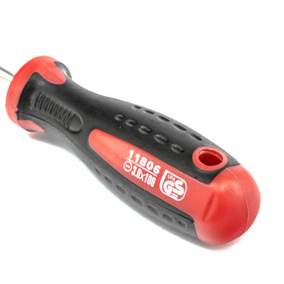 Отвертка Profi, SL3 х 100 мм, S2, двухкомпонентная рукоятка Matrix по ценам производителя в Воронеже с доставкой по всей России