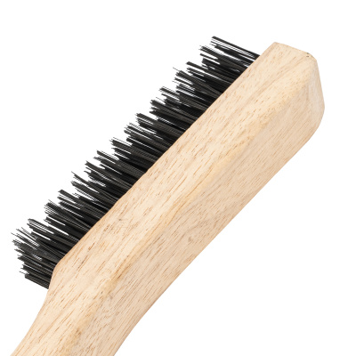 Щетка зачистная пятирядная, закаленная прямая проволока с деревянной ручкой Сибртех по ценам производителя в Воронеже с доставкой по всей России