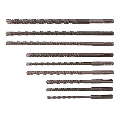 Набор буров по бетону, 6-8-10 х 160, 8-10-12 х 210, 10-12-14 х 260 мм, зубила 4 шт, SDS Plus Matrix по ценам производителя в Воронеже с доставкой по всей России