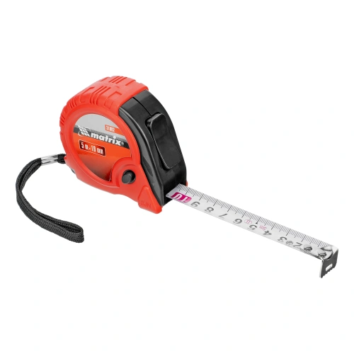 Рулетка Rubber,5 м х 19 мм,обрезиненный корпус Matrix по ценам производителя в Воронеже с доставкой по всей России