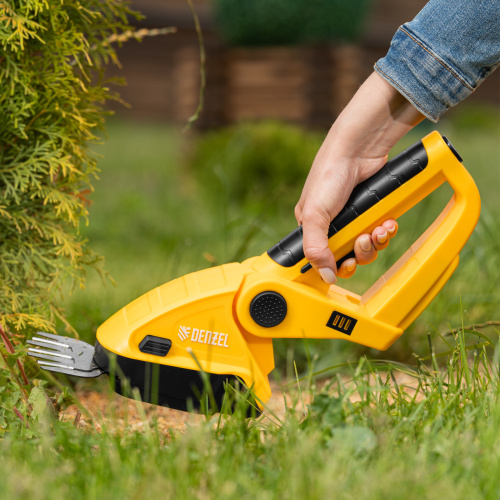 Ножницы-кусторез аккумуляторные GS-7, Li-Ion, 7,2 В Denzel по ценам производителя в Воронеже с доставкой по всей России