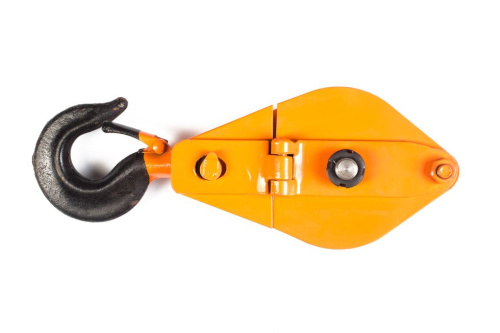 Блок монтажный однорольный с  крюком TOR 1 т с откидной щекой по ценам производителя в Воронеже с доставкой по всей России