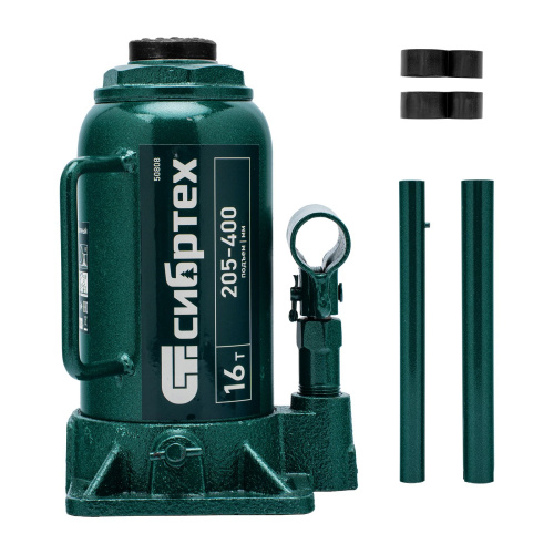 Домкрат гидравлический бутылочный, 16 т, 205-400 мм Сибртех по ценам производителя в Воронеже с доставкой по всей России