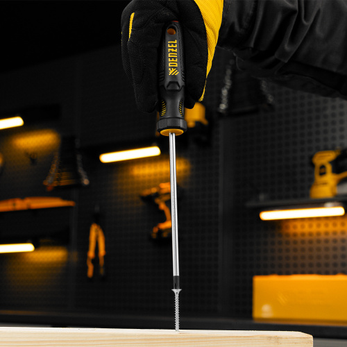 Отвертка, PH2х150 мм, S2, 3к рукоятка Denzel по ценам производителя в Воронеже с доставкой по всей России