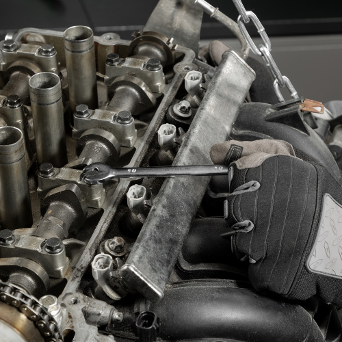 Набор ключей комбинированных 6-22 мм, 12 шт, CrV, матовый хром Stels по ценам производителя в Воронеже с доставкой по всей России