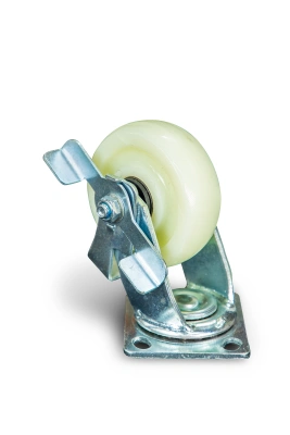 Колесо большегрузное поворотное SCdnb 55 125 мм полипропиленовое с тормозом по ценам производителя в Воронеже с доставкой по всей России