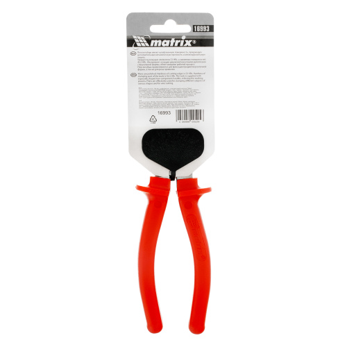 Плоскогубцы Econom, 180 мм, шлифованные, пластмассовые рукоятки Matrix по ценам производителя в Воронеже с доставкой по всей России