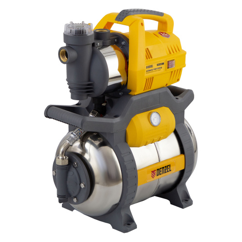 Насосная станция PSХ950X, Х-Pro, 950 Вт, 3300 л/ч, ресивер 24 л, подъем 38 м, нержавейка Denzel по ценам производителя в Воронеже с доставкой по всей России