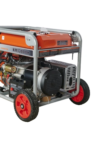 Генератор бензиновый 9,0 кВт 220В 26 л с электростартером и колесами TOR KM13000H по ценам производителя в Воронеже с доставкой по всей России