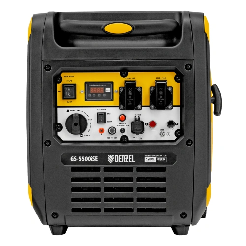 Генератор инверторный GS-5500iSE, 5,5 кВт, 230 В, закрытый корпус,электростартер Denzel по ценам производителя в Воронеже с доставкой по всей России