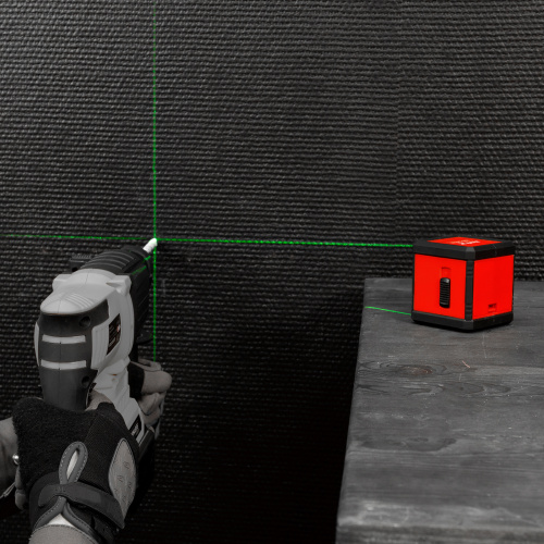 Лазерный уровень XQB GREEN Basic SET, 20 м, зеленый луч, батарейки, резьба 1/4" MTX по ценам производителя в Воронеже с доставкой по всей России