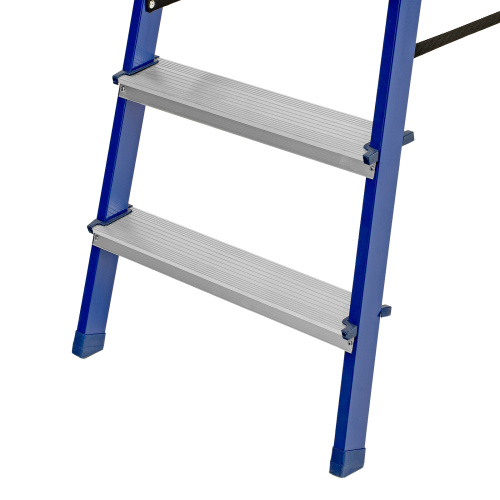 Стремянка, 9 ступеней, стальной профиль, алюминиевые ступени Сибртех по ценам производителя в Воронеже с доставкой по всей России