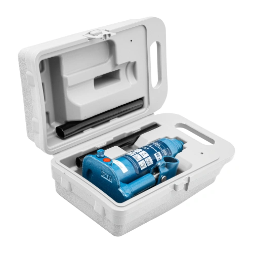 Домкрат гидравлический бутылочный, 2 т, h подъема 178-338 мм, в пластиковом кейсе Stels по ценам производителя в Воронеже с доставкой по всей России