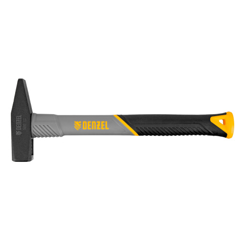 Молоток слесарный, 500 г, кованый, фибергласовая рукоятка c TPR покрытием Denzel по ценам производителя в Воронеже с доставкой по всей России